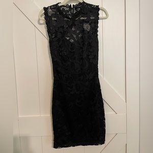 Black lace top Lulu’s dress size S